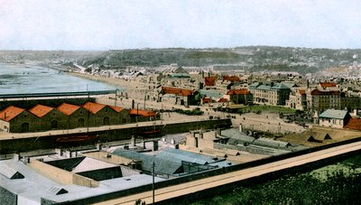 Gesamtansicht von St. Helier, Jersey, 1906 von Unbekannt