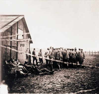 Deutsche Kriegsgefangene, ca. 1914-1918 von Unbekannt