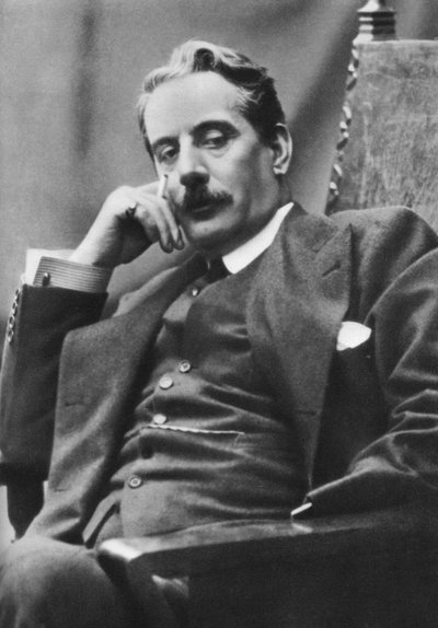 Giacomo Puccini 1858-1924, italienischer Komponist, 1910 von Unbekannt