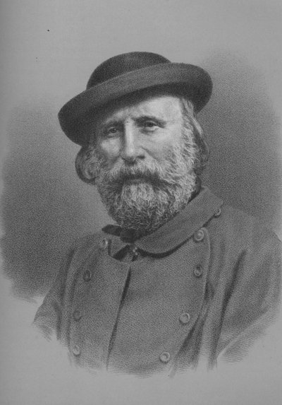 Giuseppe Garibaldi, italienischer Soldat und Politiker, 1860er Jahre 1936 von Unbekannt