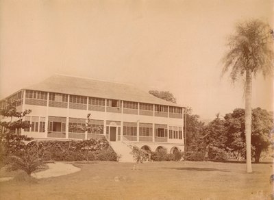 Regierungshaus, in der Nähe von Kingston, Jamaika, frühes 20. Jahrhundert von Unbekannt
