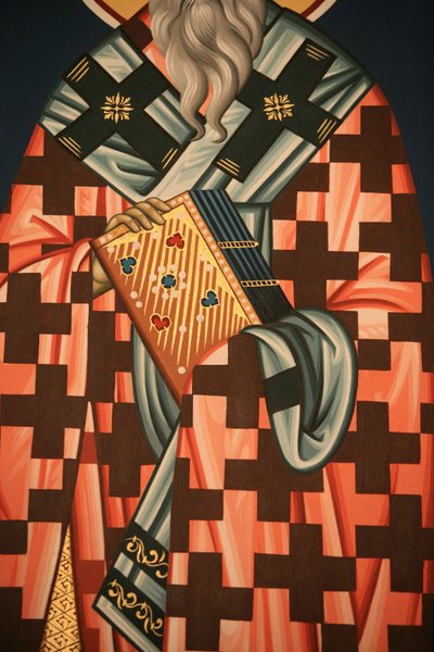 Detail einer griechisch-orthodoxen Ikone, Thessaloniki, Griechenland von Unbekannt