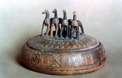 Griechische Pyxis, 9.-8. Jahrhundert v. Chr. von Unbekannt