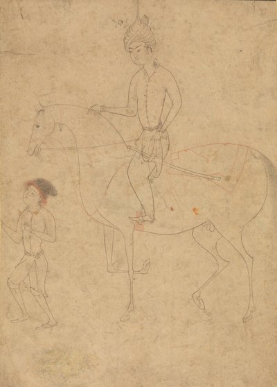 Reiter und Pferd von Unbekannt