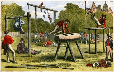 Gymnastik, 19. Jahrhundert von Unbekannt
