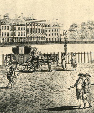 Hackney-Kutsche, 1787, 1925 von Unbekannt
