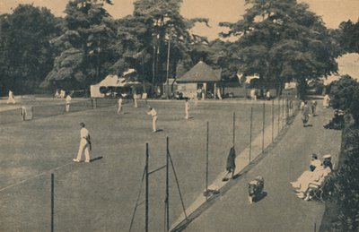 Hartplatz-Tennisplätze, Upper Gardens von Unbekannt