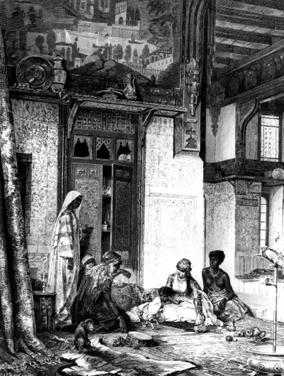 Harem in einem Kalifenpalast, 1880 von Unbekannt