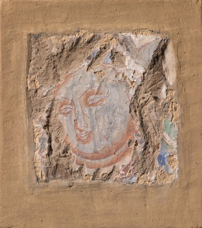 Kopf eines Buddha, ca. 6.-7. Jahrhundert von Unbekannt