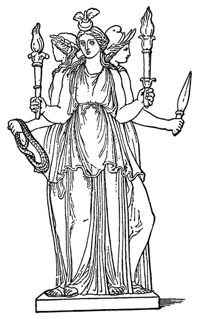 Hekate, Göttin der Magie, Geister und Hexerei von Unbekannt