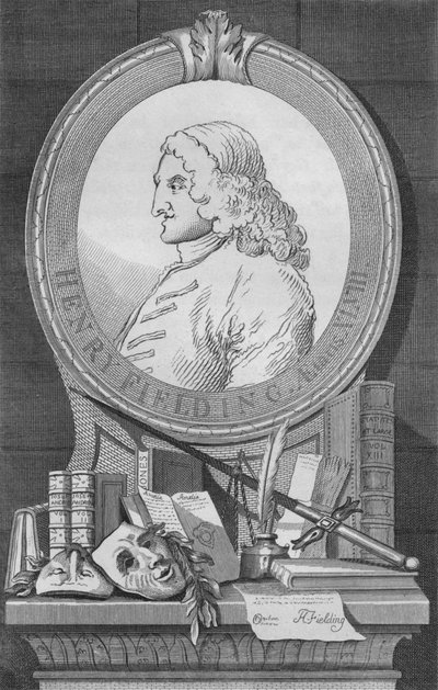 Henry Fielding, ca. 1754, 1827 von Unbekannt
