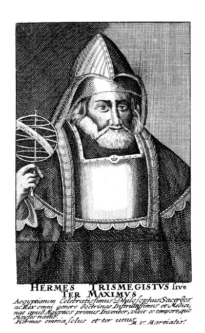 Hermes der Ägypter, Alchemist, 17. Jahrhundert von Unbekannt