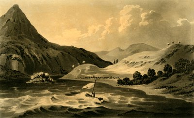 Hügel von Binion vom See aus, 1802 von Unbekannt