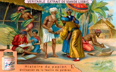 Geschichte des Papiers: 1, ca. 1900 von Unbekannt