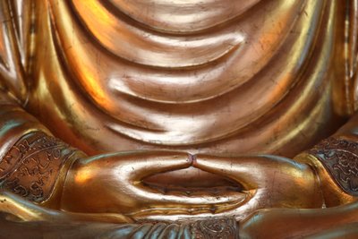 Hong Hien Tu Tempel. Buddhastatue, Frejus, Frankreich von Unbekannt