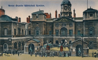 Horse Guards Whitehall London, ca. 1910 von Unbekannt