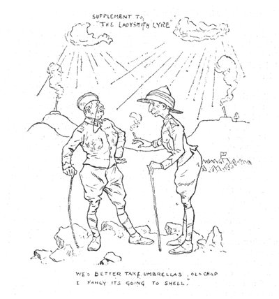 Humor des Belagerungszustands, 1902 von Unbekannt