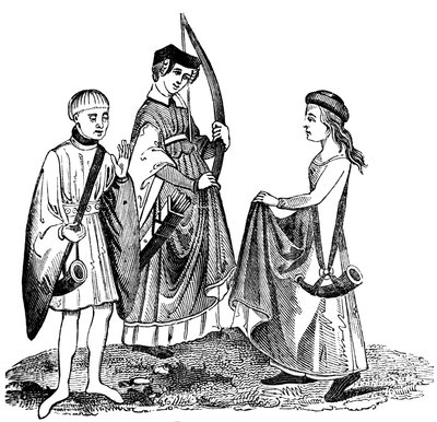 Jagdkleidung, 15. Jahrhundert, 1833 von Unbekannt