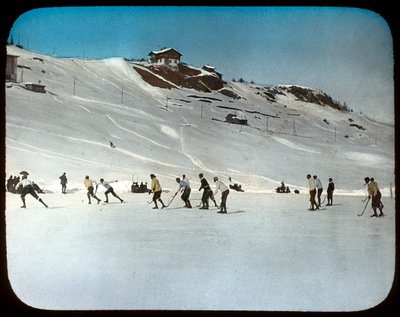 Eishockey, St. Moritz, Schweiz von Unbekannt