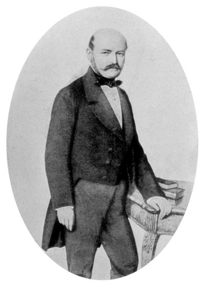 Ignaz Philipp Semmelweis 1818-1865, ungarischer Geburtshelfer, 19. Jahrhundert von Unbekannt