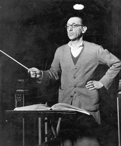 Igor Strawinsky, russischstämmiger Komponist, um 1920 von Unbekannt
