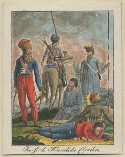 Kaiserliche russische Kosaken, 1799 von Unbekannt