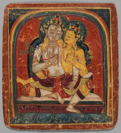 Initiationskarte Tsakalis: Maitreya, frühes 15. Jahrhundert von Unbekannt