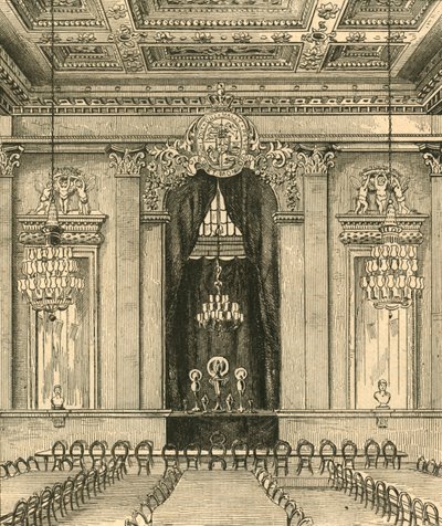 Innenansicht der Goldsmiths Hall, 1876, 1897 von Unbekannt