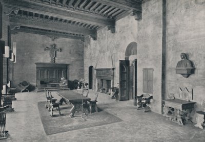 Innenansicht des Palazzo Davanzati, 1928 von Unbekannt