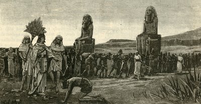 Israeliten und ihre Aufseher, 1890 von Unbekannt