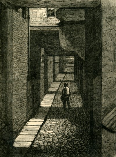 Ivy Bridge Lane, 1881 von Unbekannt
