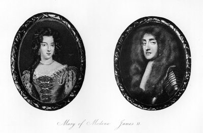 James II und Maria von Modena, 1907 von Unbekannt