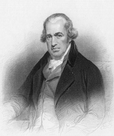 James Watt, schottischer Ingenieur und Erfinder, 1870 von Unbekannt