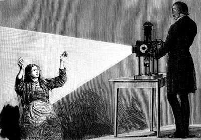 Jean Martin Charcot demonstriert Hypnose, 1879 von Unbekannt