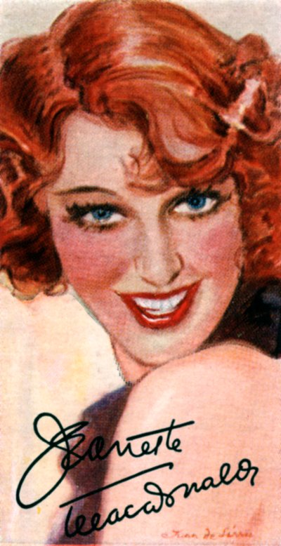 Jeanette MacDonald, 1903-1965, Sängerin und Schauspielerin, 20. Jahrhundert von Unbekannt