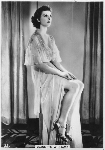 Jeanette Williams, um 1938 von Unbekannt