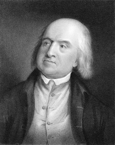 Jeremy Bentham, englischer Sozialreformer und Philosoph von Unbekannt