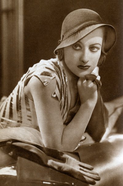 Joan Crawford, amerikanische Schauspielerin von Unbekannt