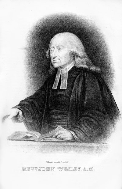 John Wesley, englischer Prediger, 1854 von Unbekannt