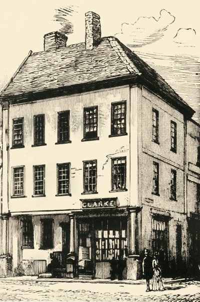 Johnsons Geburtsort in Lichfield, 1902 von Unbekannt