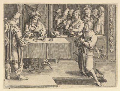 Joseph deutet die Träume des Pharao (Kopie) von Unbekannt