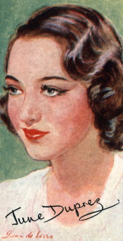 June Duprez, 1918-1984, britische Filmschauspielerin, 20. Jahrhundert von Unbekannt