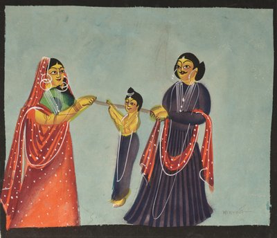Kalighat-Malerei, 1800er Jahre von Unbekannt