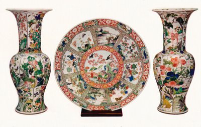 Porzellan der Kangxi-Periode, 1925 von Unbekannt