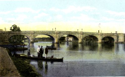 Kingston upon Thames Brücke, London, 20. Jahrhundert von Unbekannt