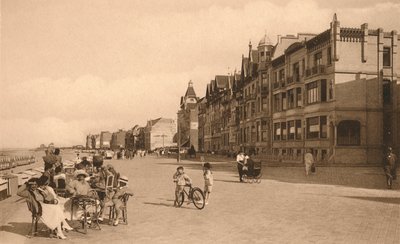 La Digue, Die Promenade, um 1900 von Unbekannt