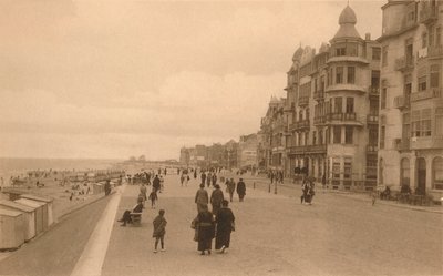 La Digue, die Promenade, ca. 1900 von Unbekannt