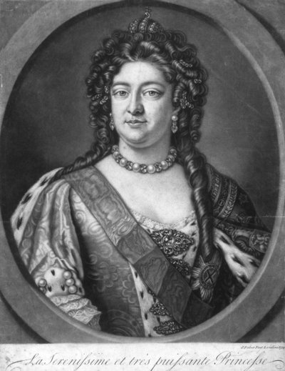 La Serenissime et tres puissante Princesse, 1734 von Unbekannt