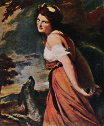 Lady Hamilton 1761-1815 - Gemälde von Romney, 1934 von Unbekannt