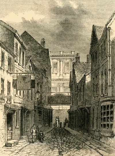 Gasse, die in die Ship Street führt, Greenwich von Unbekannt